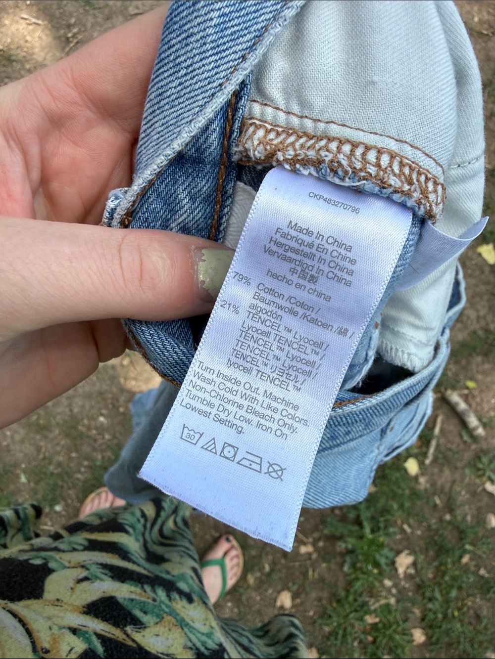 Madewell low rise super wide leg jeans - Picture 5 of 6